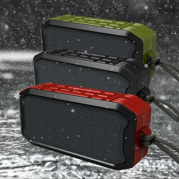 

Portable Wireless Outdoor Bluetooth Speaker IPX7 Waterproof 5W Driversf Enhanced Bass Built in Mic for Cycling outdoor use
