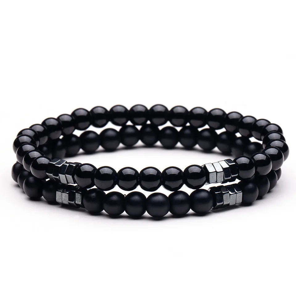 Natural stone Beads lava stone Tiger eye Golden & silver Hematite wrap Men's bracelets bangles Charms Fashion Couple bracelets Natural stone Beads lava stone Tiger eye Golden & silver Hematite wrap Men's bracelets bangles Charms Fashion Couple bracelets