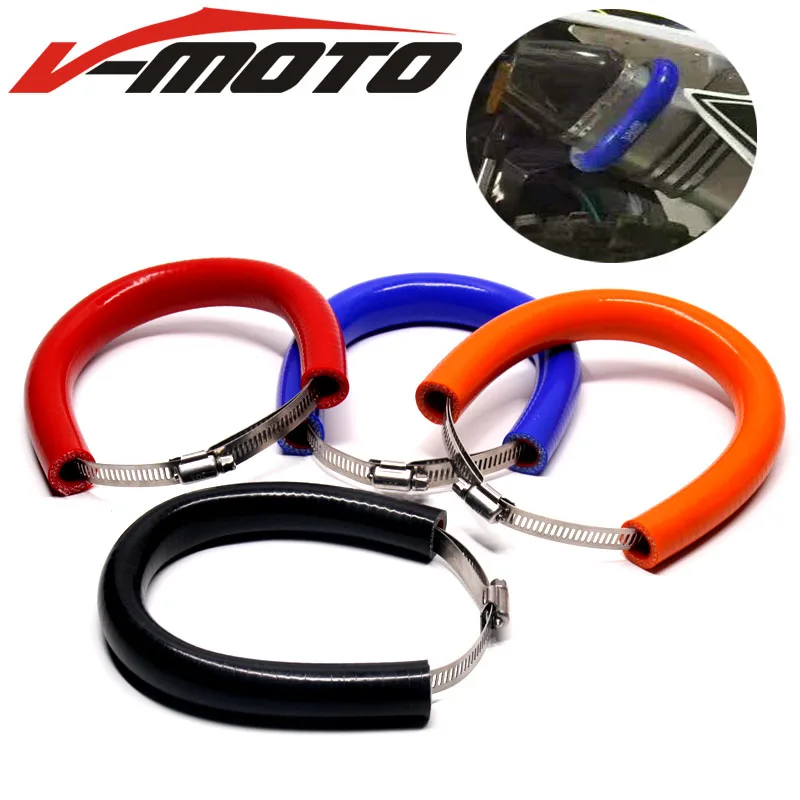 Для KTM EXC-F/EXC/SX-F 450/350/530/525/500 Аксессуары для мотоциклов глушитель/круглый овальные выхлопные протектор может покрыть
