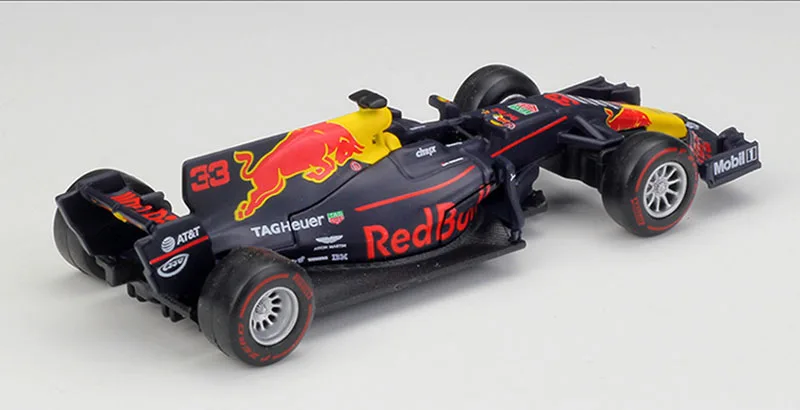 1/43 F1 формула красный бык гоночные машины игрушка литой Металл Модель автомобиля игрушки для детей дети взрослые