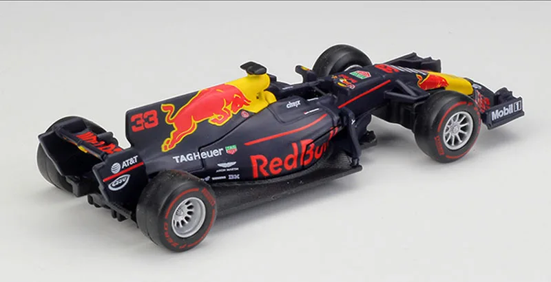 1/43 2016 2017 F1 формула красный бык гоночные автомобили игрушка литой под давлением
