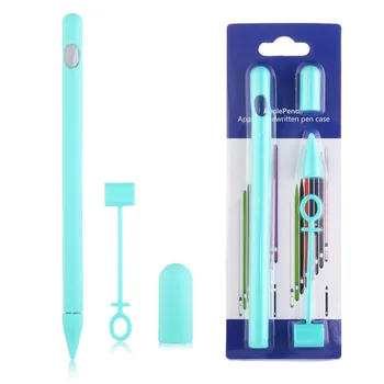 

NEW Soft Silicone Compatible For Apple Pencil Case Compatible For iPad Tablet Touch Pen Stylus Protective Sleeve Cover 1Pcs