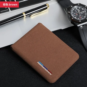 

For Skoda Octiva Surperb Rapid Fabia Yeti Octavia Combi Golf Bora Leather Bank Credit ID Card Holder Men Card Package Holder