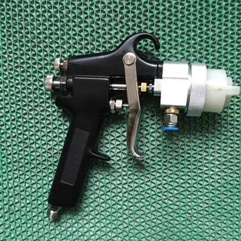 

SAT1182 two component spray gun pneumatic paint pressure spray on chrome wood tools hvlp