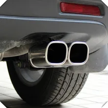 Подходит для Suzuki SX4 S-Cross- автомобильный Стайлинг стальной сменный задний глушитель труба крышка 1 шт. авто аксессуары