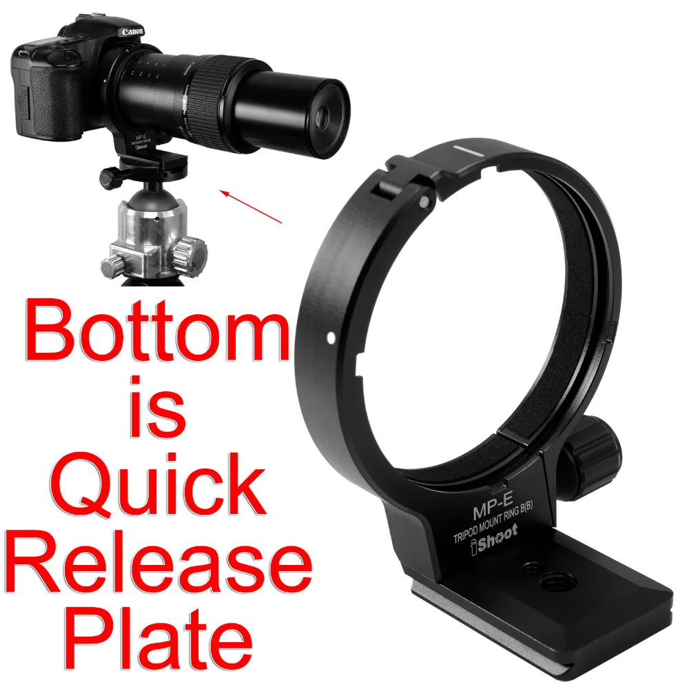 Lens Tripod Mount Ring Collar Camera Support Holder for Canon B(B) MP E