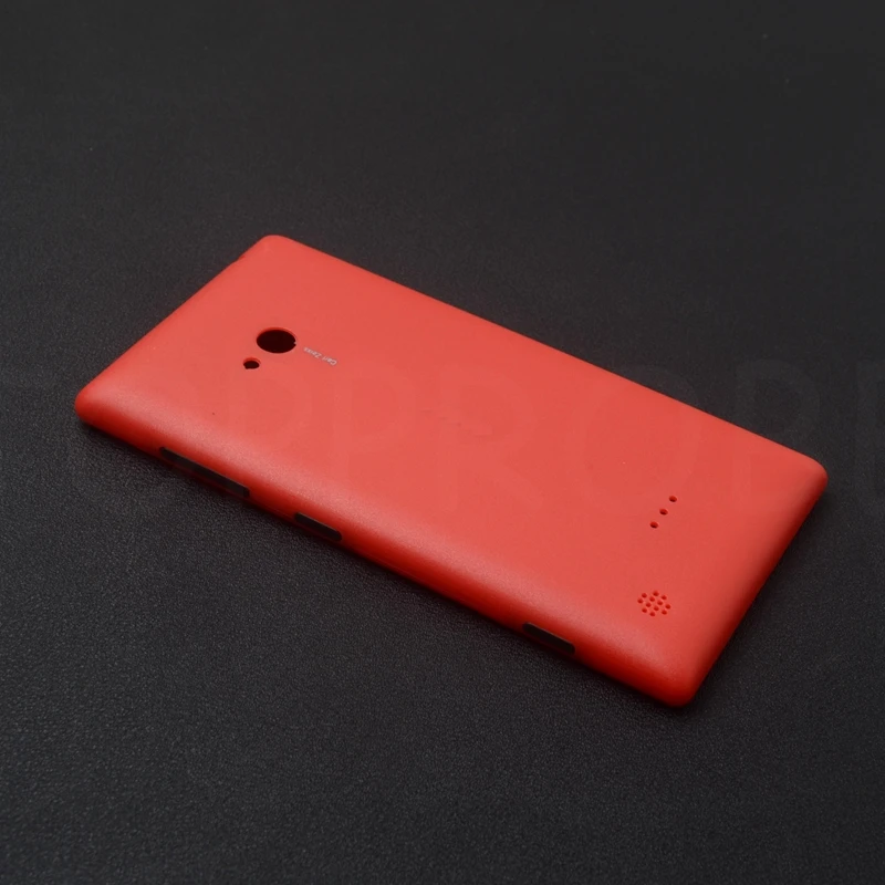 Оригинальная задняя крышка на батарейке для nokia 720, задняя крышка для Microsof lumia nokia 720, задняя крышка, чехол на заднюю панель с 1х пленкой - Цвет: Red