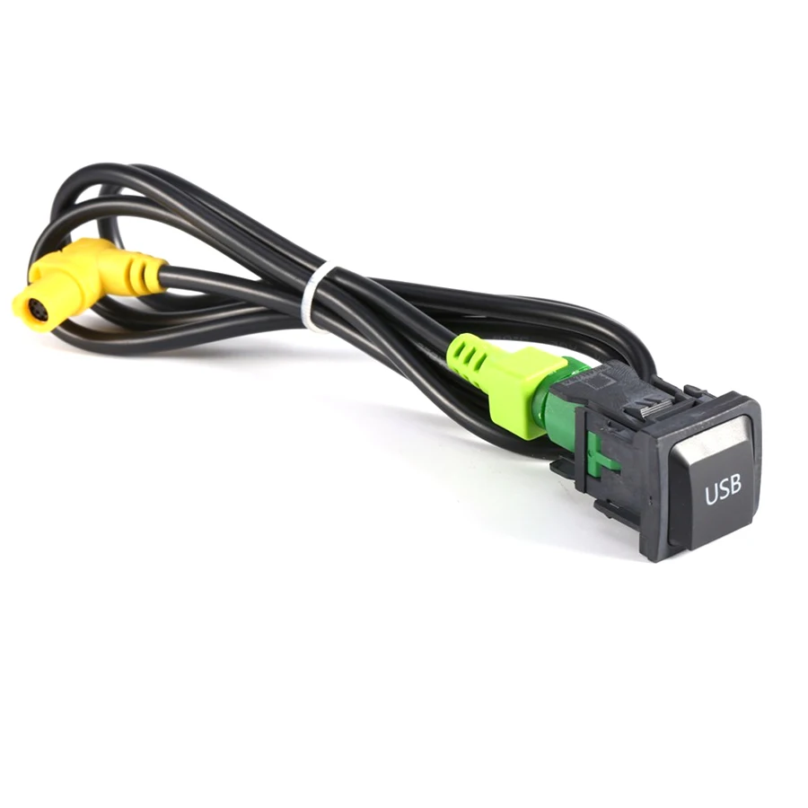Автомобильный Аудио Видео RCD510 RNS315 aux USB кабель адаптер переключатель вилка чехол