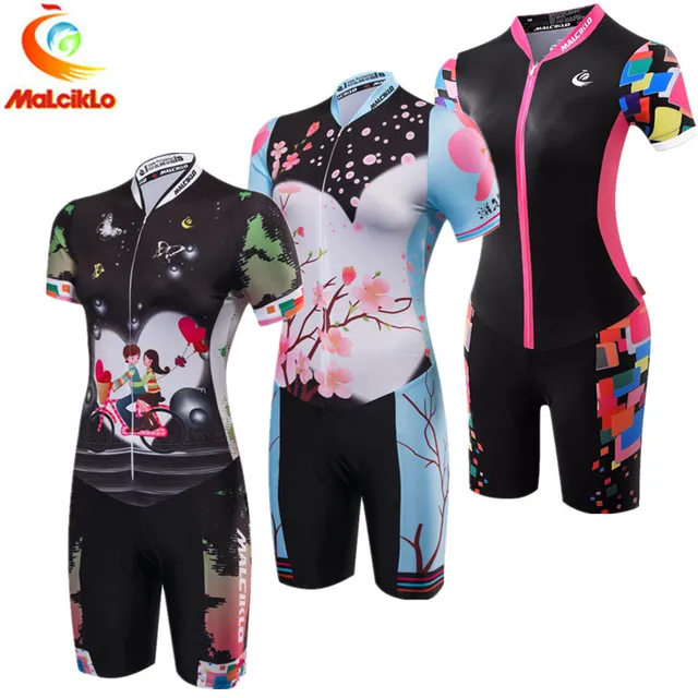 US $24.99 Triathlon Suit Women 2019 Pro Team Ropa Ciclismo Maillot Cycling Jersey Sets Clothing Skinsuit Jump