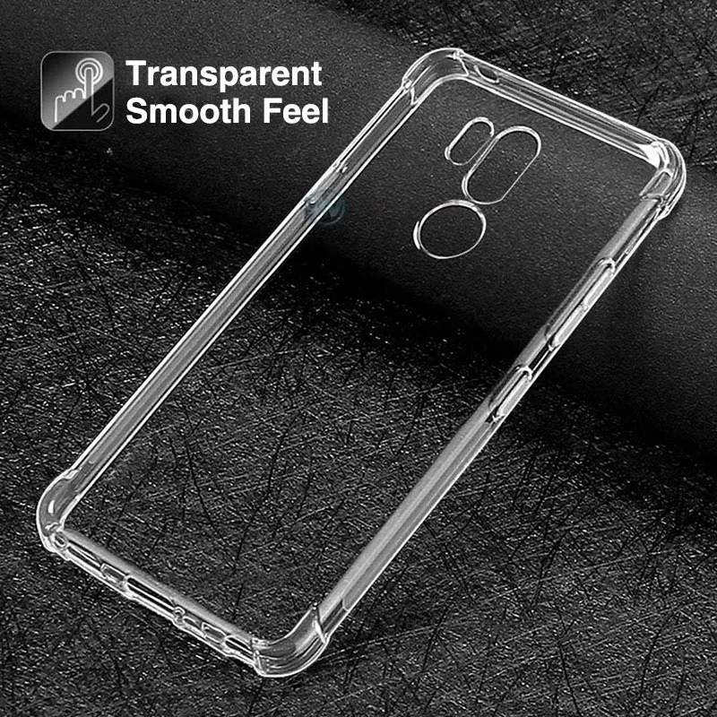 Phone Case Phone Protector Cover For LG G7 V50 ThinQ etc. TPU Transparent soft back cover case