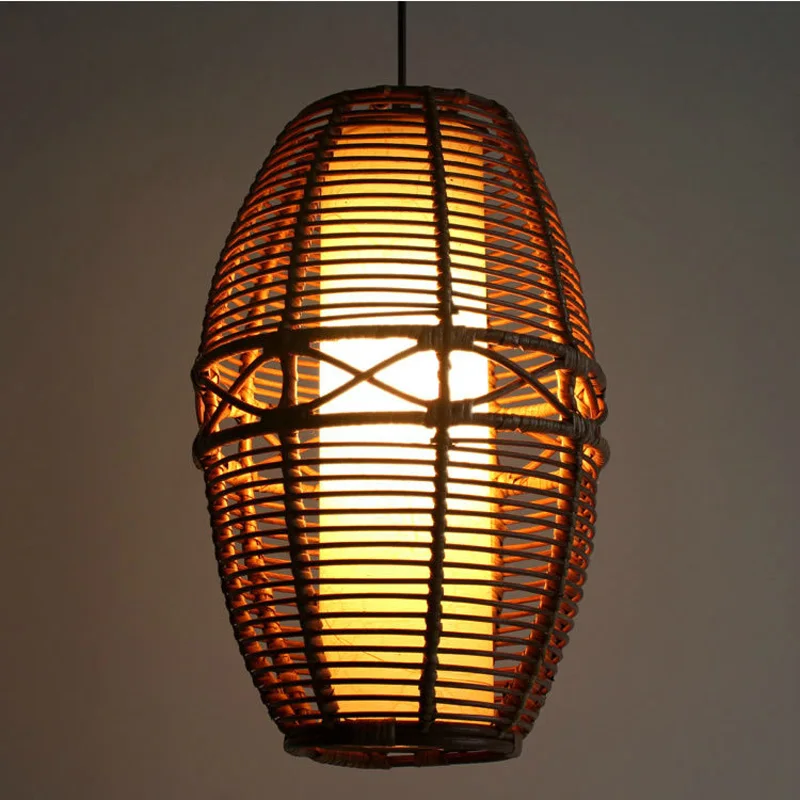 

pendant light retro light fixtures rattan hand made coffee pendant lamp garden lamp living room pendant light YA72719