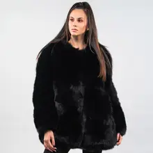 Luxury Warm Natural Fox Fur Coat O-Neck Real Thick Warm Fur Jackets Lady Winter Fashion Whole Fur Coats And Jackets Hot Sale Luxury Warm Natural Fox Fur Coat O-Neck Real Thick Warm Fur Jackets Lady Winter Fashion Whole Fur Coats And Jackets Hot Sale