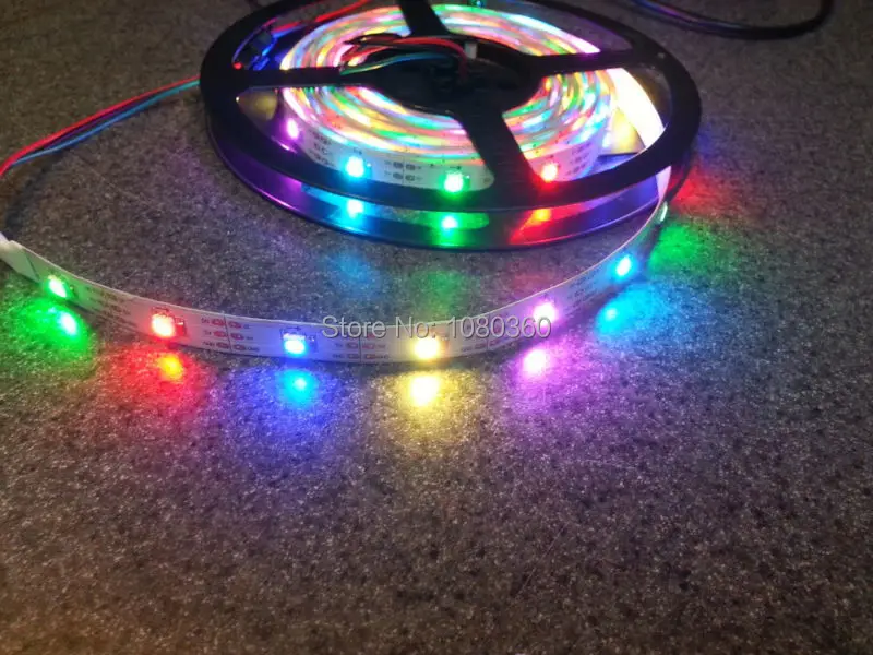 5M WS2812B RGB LED pixel strip Individually Addressable WS2811 IC control DC5V 30leds/m 60Leds/m | Лампы и освещение