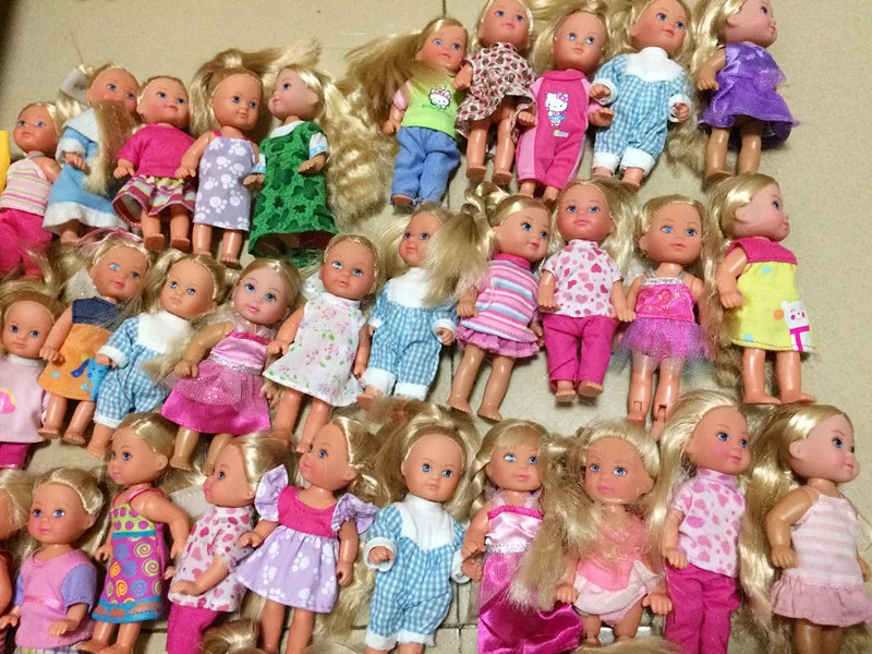 a lot of baby dolls
