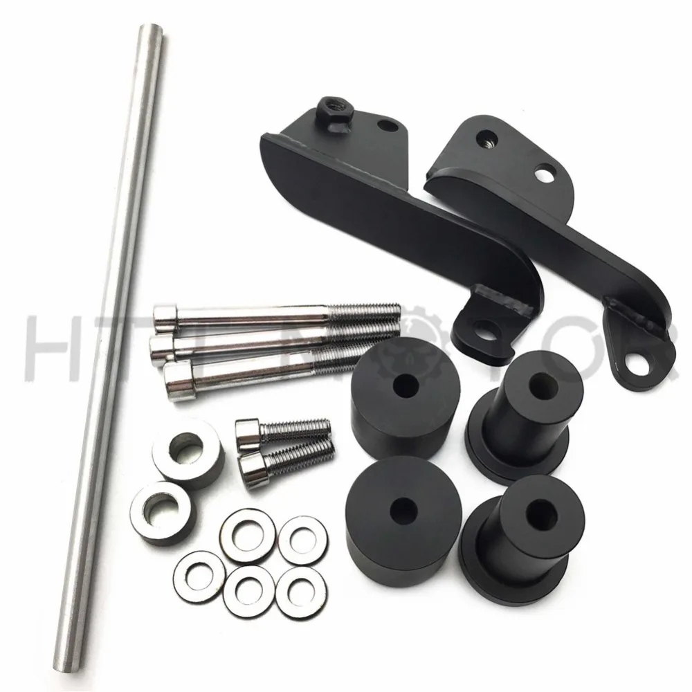 

Aftermarket Free shipping motorcycle parts No Cut Frame Slider For Hond 2003 2004 2005 2006 CBR 600RR CBR600RR RR Black
