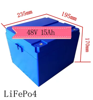 

Rechargeable 48V 15Ah LiFepo4 battery 16S with BMS for electric scooter E-bike motor tricycle energy storage+charger