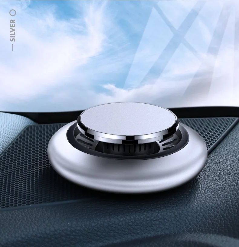 Креативный автомобильный освежитель воздуха диск в форме НЛО твердый автомобильный парфюмерный диффузор аромат сплав Автомобильные украшения аксессуары - Название цвета: Silver