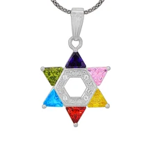 Полые звезды кулон многоцветное ожерелье для женщин серебро цепочки и ожерелья s модные свадебные украшения PJ180219001