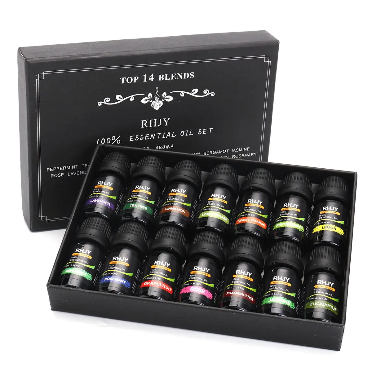 

14pcs/box Plant Fragrance 10ml Aromatherapy Essential Oils Cleanser Anti-Wrinkle Antiperspirants Oil Moisturizing Oils