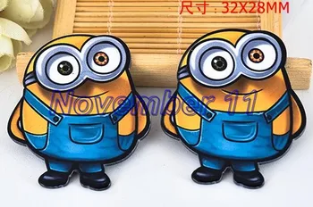 

Lot 50Pcs cartoon resin Despicable me planar resin cartoon character free shipping WW634