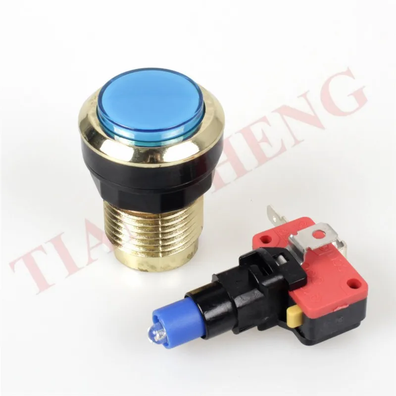 Gold-plated-Arcade-Push-Button-12V-LED (5)