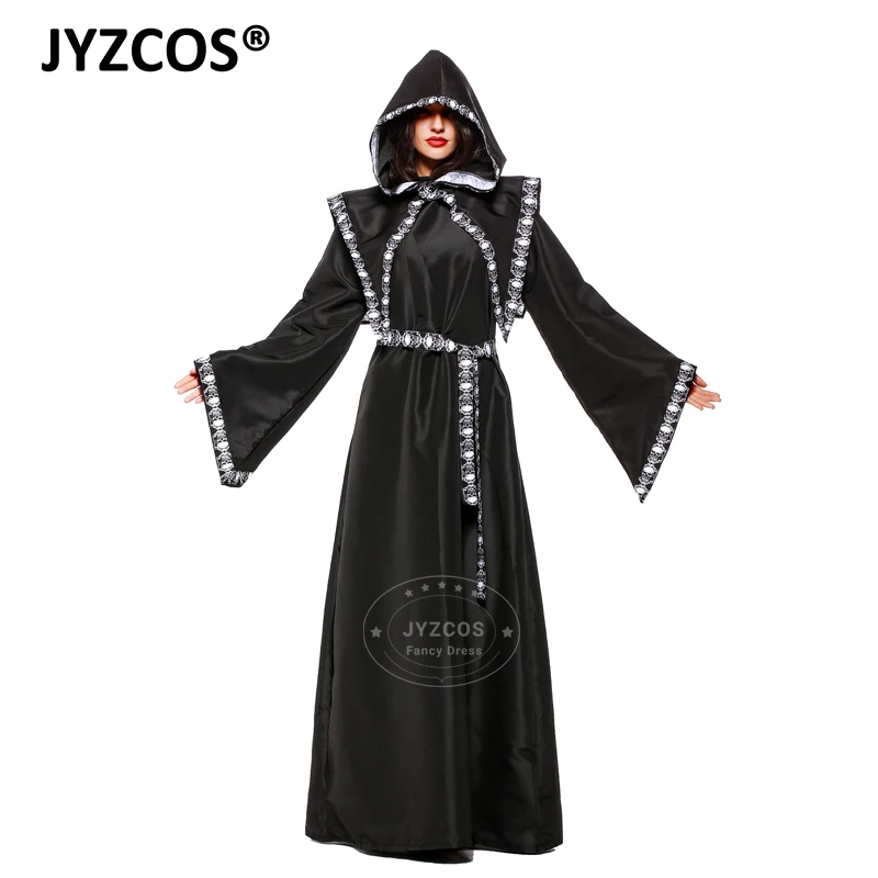 JYZCOS Adult Death Scythe Cosplay Costume Wizard Costumes (8)
