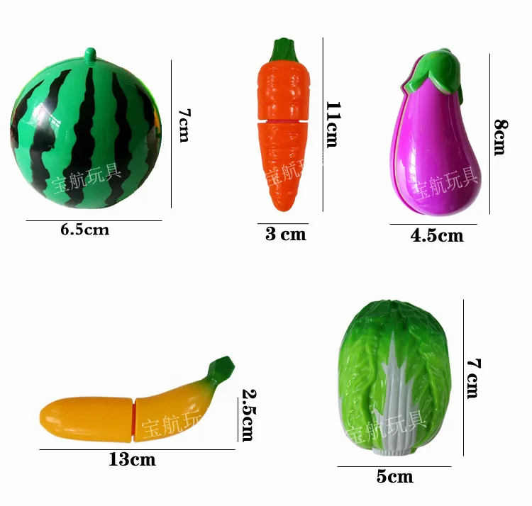 Притворяться, играть в доме Кухня Пособия по кулинарии Еда фруктов и овощей резки овощей Малыш образования с Пластик игрушки для детей Ролевые игры