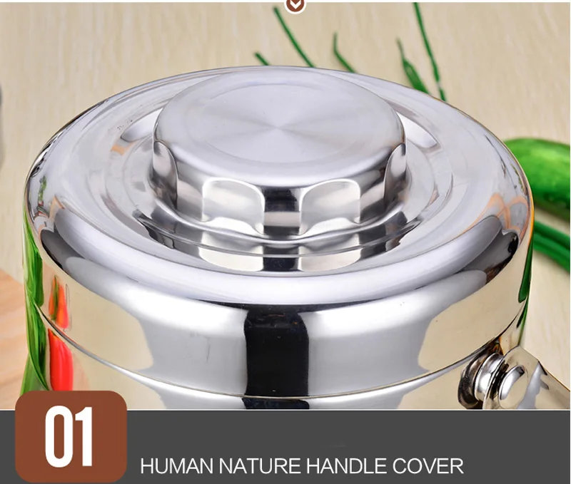 3 Layers Insulation Stainless Steel Lunch Box For Adults Kids Food Storage Container Thermal Bento Boxs Fine China Dinner Sets 17