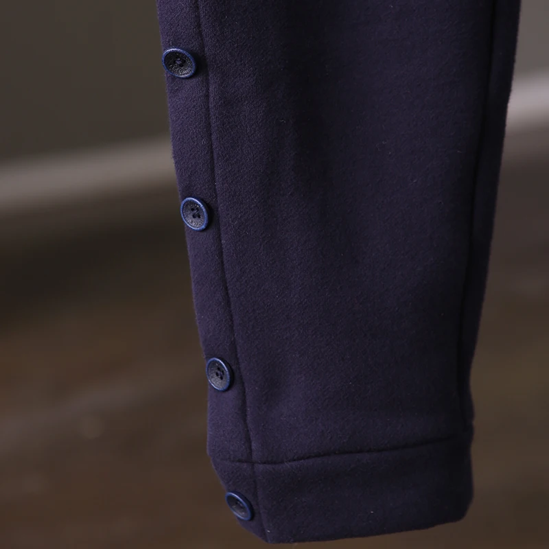 De Pantalones Suelta yellows Gruesas Mujeres K1228b Cintura Elástica Coreana the Versión Blue Las Y Black Invierno wZqqWU0Bnx