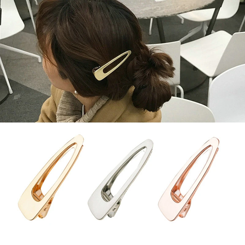 

8cm Fashion Metal Shape Hair Clip Barrettes High Quality Hairpin for Women Girls Barrette Hair Claws Hair Accessories