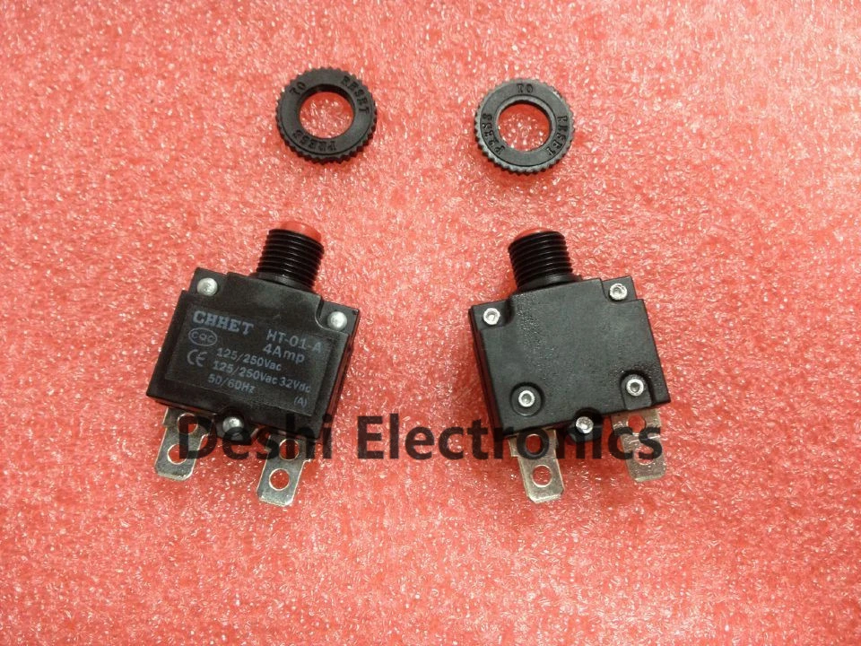 10pcs Chhet Ht 01a 101 4a Current Overload Protector Switch Circuit Breaker Can Be Reset Breaker Rock Breaker Partsbreaker Machine Aliexpress