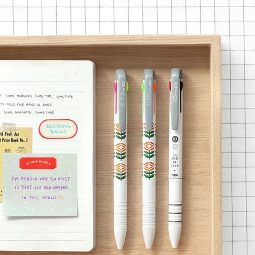 

super smooth Korea premium multicolor retractable 0.5mm/0.7mm ballpoint pen high quality excellent writing