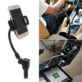360°Automatic チーワイヤレス車の充電充電器マウントクランプ電話ホルダー 10 ワット