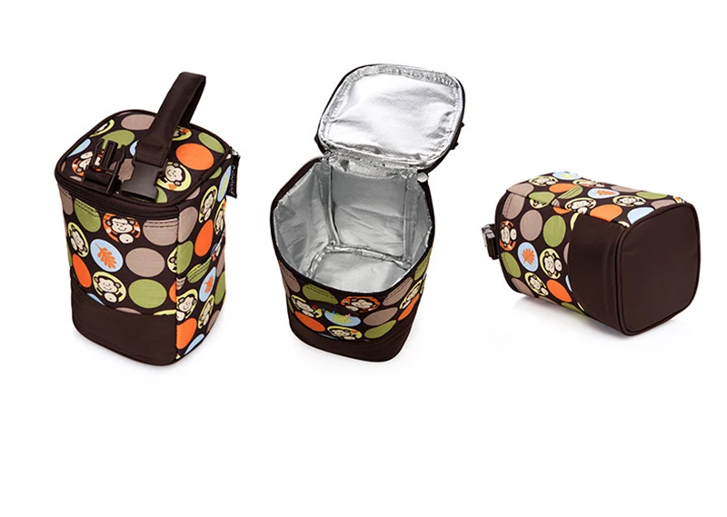 Baby Handbag Insulation Bottle Bag Portable Dot Mummy Breast Milk Bottles Thermo Bags Infant Feeding Keep Warm Tote BB5132 (9)
