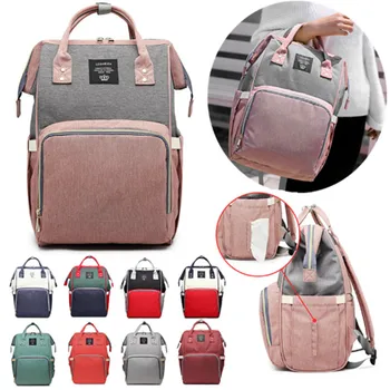 

LEQUEEN Diaper Bag Baby Care Large Capacity Mom Backpack Mummy Maternity Wet Bag Waterproof Baby Pregnant Bag