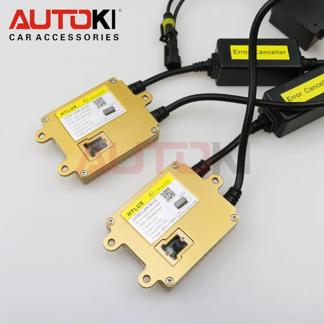 Autoki-3-Years-Guarantee-35W-12V-Slim-Hyluxtek-HID-Bi-Xenon-Ballast-Can-bus-Gold-Color
