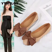 Г.; модная Роскошная обувь ручной работы; Повседневная замшевая обувь на плоской подошве; женская обувь на заказ с бантом