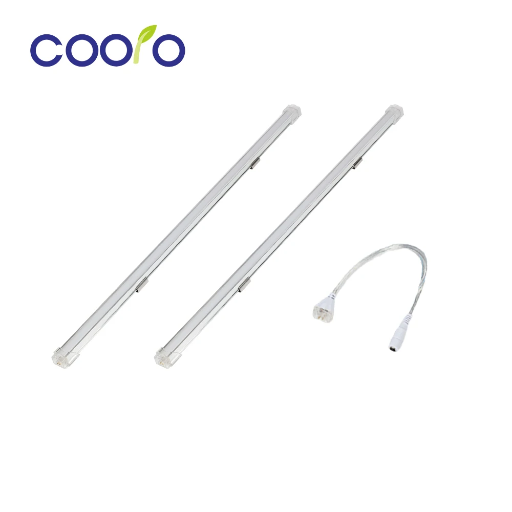 

A Set DC 24V LED 2Pcs Bar Light : Aluminum profiled LED Bar Light of Kitchen Cabinet Lighting With A Bar Light power connector