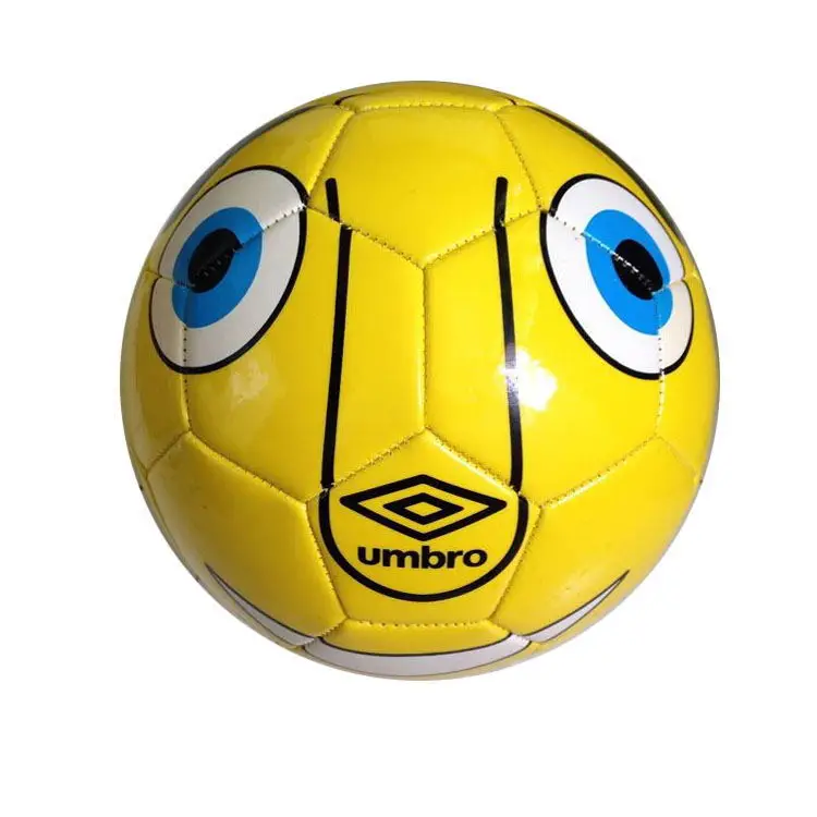 good quality yellow/green color football toys ball size 3 children