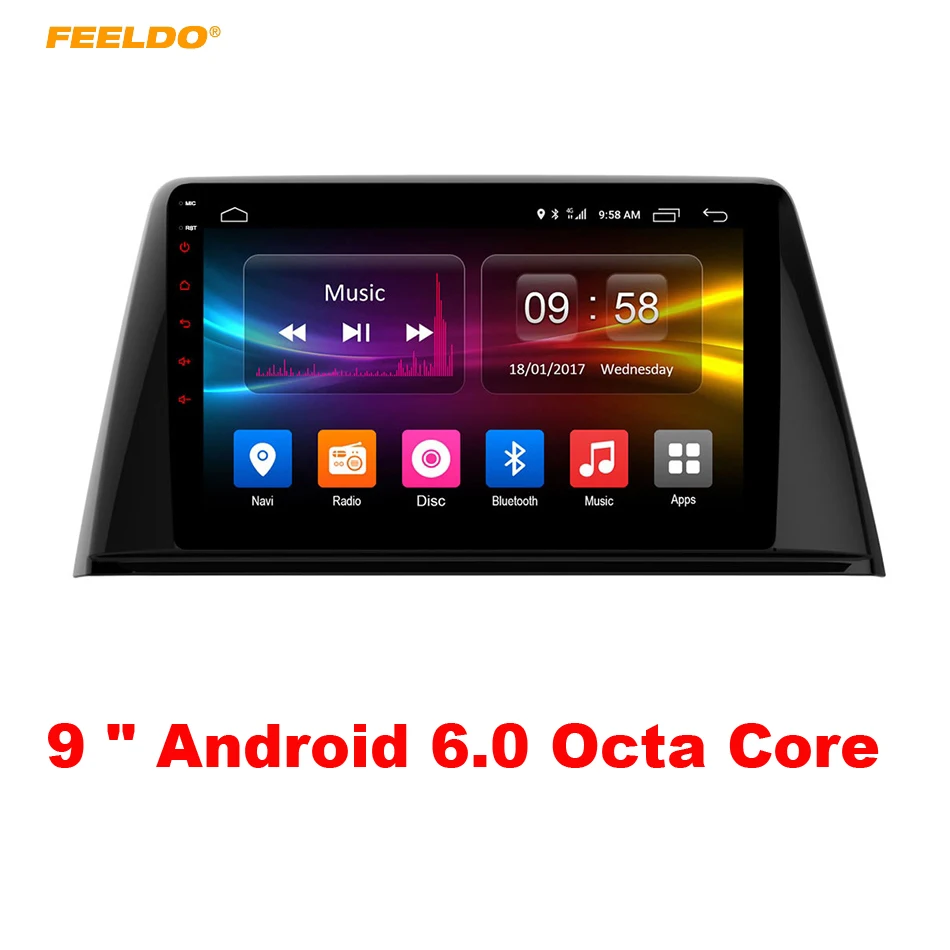 

FEELDO 9 inch Android 6.0 (64bit) Octa Core DDR3 2G/32G/ FDD 4G For Peugeot 3008 2013-2016 Car DVD GPS Radio Head Unit #AM3448