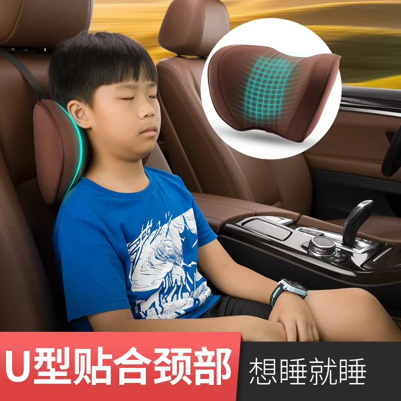

Car Seat Neck Pillow for Child Memory Foam Car Neck Pillow for Car Seat Cute Car Headrest Pillow Headrest Auto Accessories
