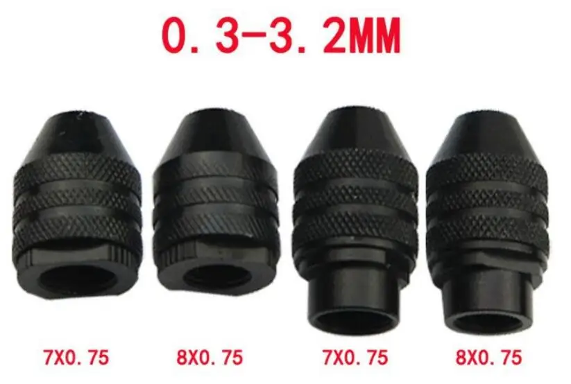 

Электрические шлифовальные аксессуары, маленький электро-шлифовальный зажим для мягкого вала, мини-сверлильный патрон с тремя захватами M7/m8x0, 75 мм № B1356