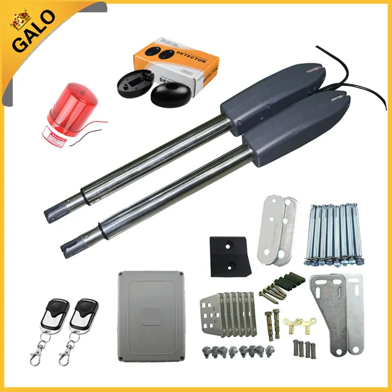  GALO Auto Electric gates / Electric Swing Gate Opener Motor 2 arm With Remote Control use for Butte