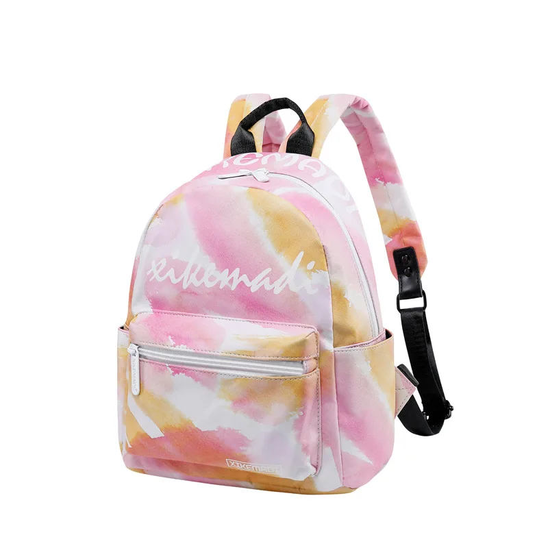 

New Printing Leather Women Casual Small Packet Preppy Style Girls Rucksacks Female Shopping Bags Ladies Backpacks