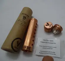 copper made 22mm diameter 18650 mechanical mod Hollow bone copper made 22mm diameter 18650 mechanical mod Hollow bone