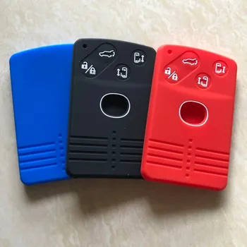 

Silicone Case Remote Holder Protector For Mazda 8 MPV Premacy Smart Card Key Cover 4 Button Keyless