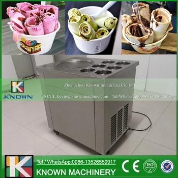 

The KN-1D6B fried ice cream roll machine / ice pan machine with temperature control system