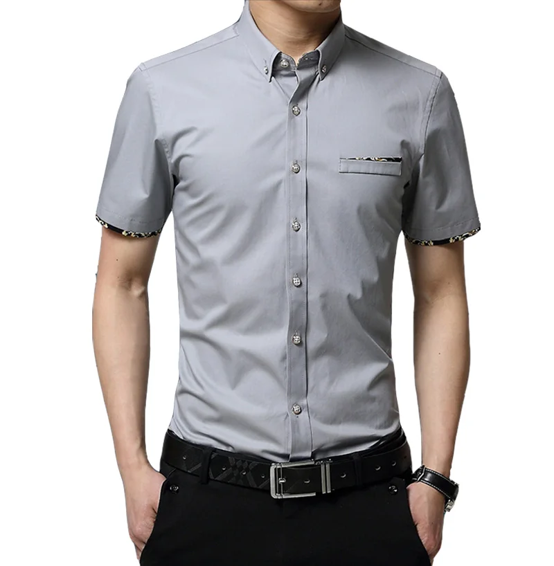 Hombres camisa del negocio, Summer Men's Business Shirts. Brand Design ...