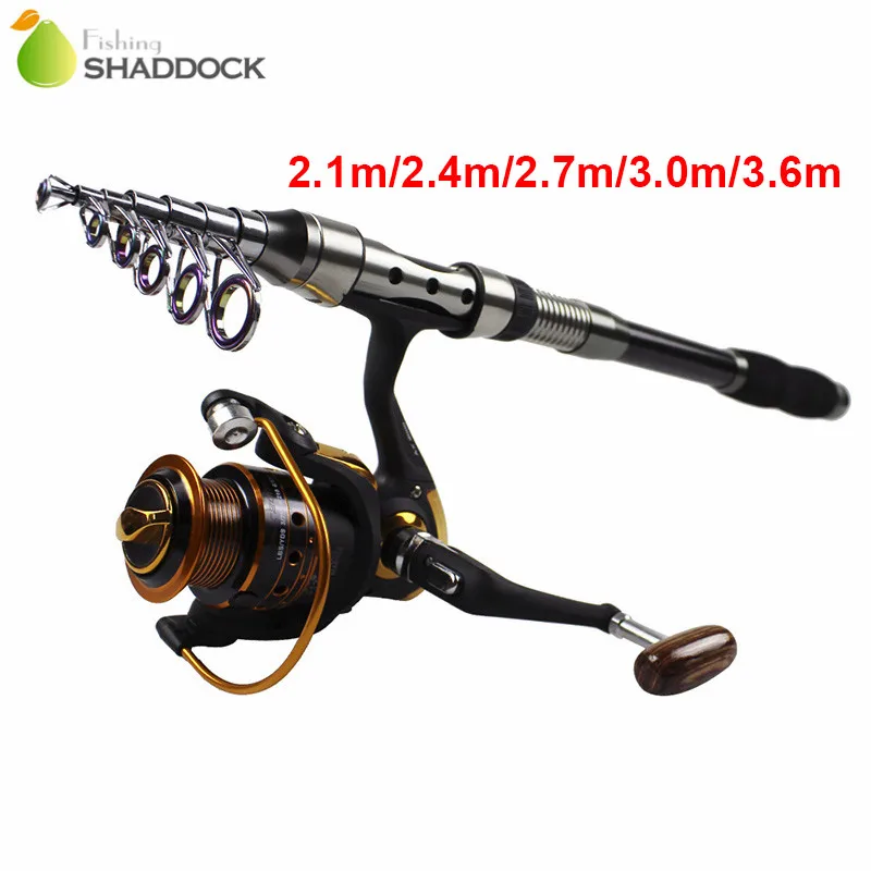 2.1/2.4/2.7/3/3.6m Carbon Fiber Telescope Baitcasting Fishing Rod Casting Spinning Fishing Rod Reel Bag Set Fishing Tackle Combo 2.1/2.4/2.7/3/3.6m Carbon Fiber Telescope Baitcasting Fishing Rod Casting Spinning Fishing Rod Reel Bag Set Fishing Tackle Combo