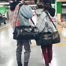 XINGMING мужские дорожные Сумки из искусственной кожи, мужская спортивная сумка для переноски, дорожная сумка, большая сумка на выходные, сумки на плечо